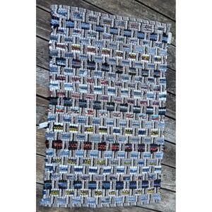 The Farmhouse by Rachel Ashwell Woven Rag Rug Colorful Denim Boho Accent Rug